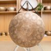 Gong Nepal Cầm Tay Khắc Chùy Kim Cương & Mantra – C3 | Ø 40cm | 1.8kg