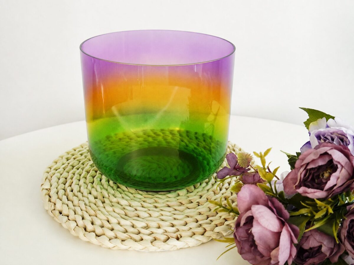 Bộ 7 Chuông Thạch Anh Pha Lê 7 Sắc Cầu Vồng-3 Bộ 7 Chuông Thạch Anh Pha Lê 7 Sắc Cầu Vồng | Rainbow Clear | 5.25–6.75”
