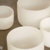 Bộ 7 Chuông Thạch Anh 6-12” Màu Trắng Mờ (White Frosted)