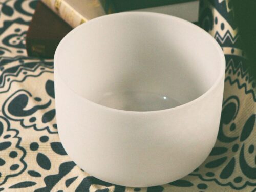 Chuông thạch anh 12 inch Màu Trắng (White Frosted) CDEFGAB