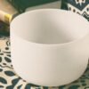 13-White Frosted Crystal Singing Bowl 04 Chuông thạch anh 13 inch Màu Trắng (White Frosted) CDEFGAB