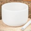 14-White Frosted Crystal Singing Bowl 01 Chuông thạch anh 14 inch Màu Trắng (White Frosted) CDEFGAB