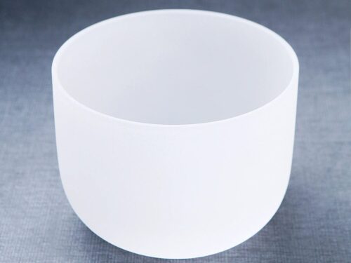 Chuông thạch anh 9 inch Màu Trắng (White Frosted) CDEFGAB