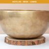 Chuông Xoay Himalaya Vàng Trơn Note G3 | Ø19cm | 1.05kg