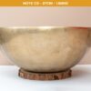 Chuông Xoay Himalaya Vàng Trơn Note C3 | Ø27cm | 1.62kg