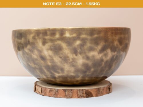 Chuông Xoay Himalaya Màu Cọp Trơn | E3 | Ø22.5cm | 1.55kg
