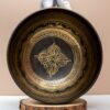 Chuông Xoay Himalaya Vàng Khắc Chú Om Mani Padme Hum | A3# | Ø19.5cm | 1.1kg