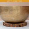 05.02.20260118 Chuông Xoay Himalaya Vàng Trơn Note F3# | Ø19.5cm | 1.12kg