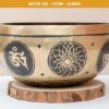 05.02.20260143 Chuông Xoay Himalaya Vàng Khắc Chú Om Mani Padme Hum | A3 | Ø17cm | 0.8kg