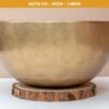 Chuông Xoay Himalaya Vàng Trơn Note E3 | Ø21cm | 1.18kg