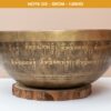 06.02.20260034 Chuông Xoay Himalaya Vàng Khắc Chú Om Mani Padme Hum | D3 | Ø22cm | 1.25kg
