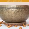Chuông xoay Himalaya cổ Note F4 dáng Thadobati 20cm Madahuma