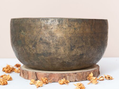 Chuông Xoay Himalaya Cổ (Antique Bowl) | E3 | Ø17cm | 0.68kg