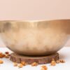 Chuông Xoay Himalaya Màu Vàng Hàng Decor | E3 | Ø22cm | 1.50kg
