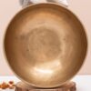 Chuông Xoay Himalaya Màu Vàng Hàng Decor | G3 | Ø18cm | 0.9kg